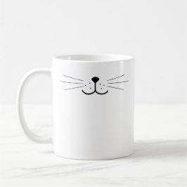 Taza De Café Cara de gato suave