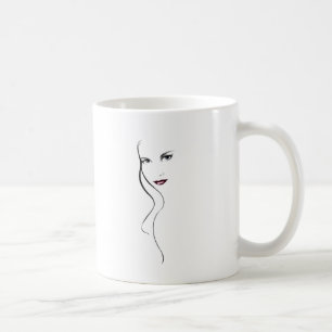 Taza De Café Cara de la señora