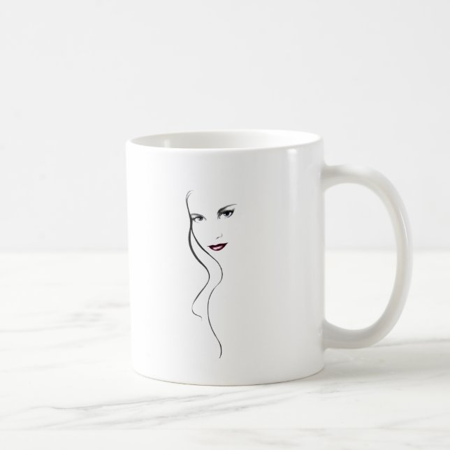 Taza De Café Cara de la señora (Derecha)