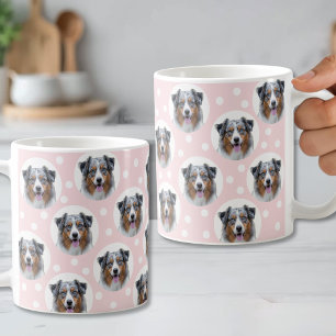 Taza De Café Cara de Mascota Personalizada Foto de Perro Person