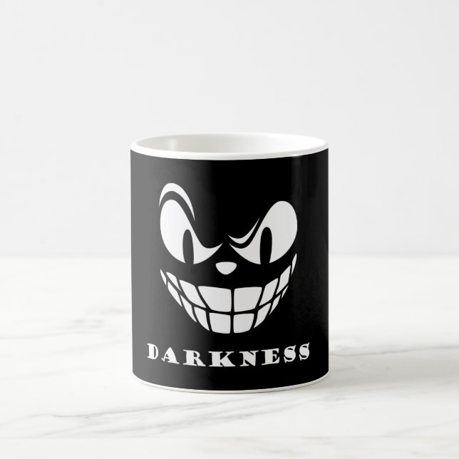 Taza De Café Cara de monstruo de oscuridad (Centro)