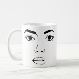 Taza De Café Cara de mujer