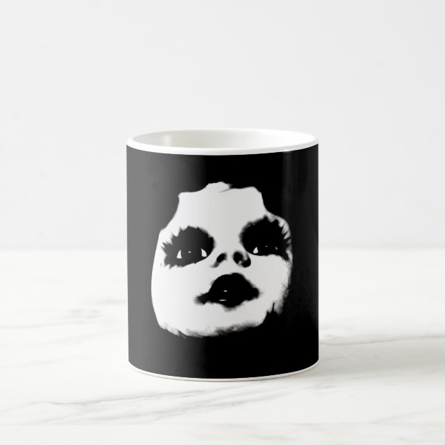 Taza De Café Cara de muñeca única (Centro)