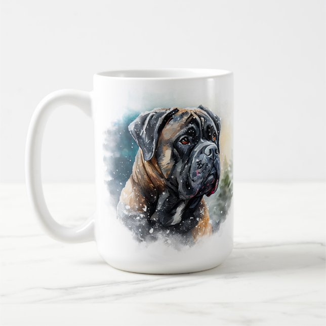 TAZA DE CAFÉ CARA DE PERRO DE NOWY WINTER CANE CORSO (Izquierda)