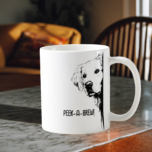 Taza De Café Cara de Perro Divertida & Snacks Mamá Perro Humor