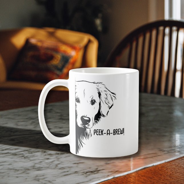 Taza De Café Cara de perro divertida y humor de mamá de perro " (Subido por el creador)