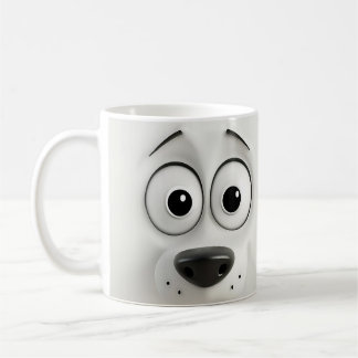 Taza De Café Cara de perro sarcástica 3D
