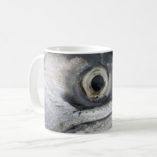 Taza De Café Cara de salmón plateado