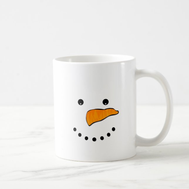 Taza De Café Cara de Snowman (Derecha)