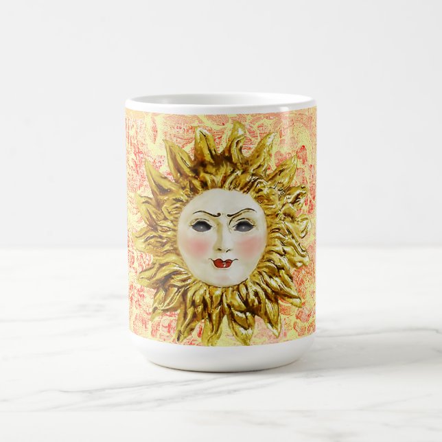 Taza De Café Cara de sol radiante (Centro)