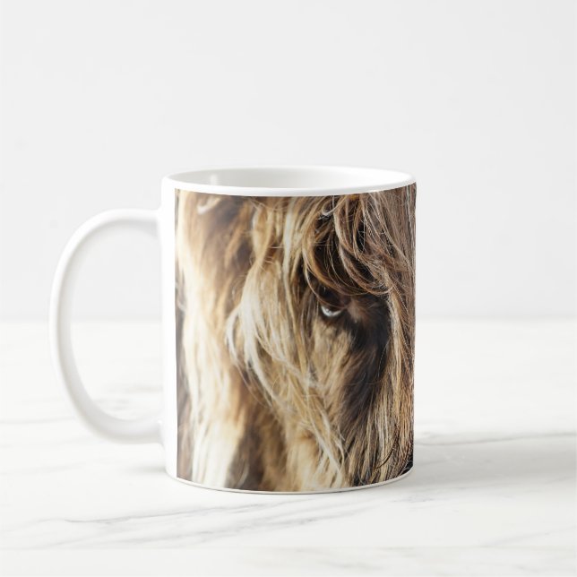 TAZA DE CAFÉ CARA DE VACA DE HIGHLAND CATTLE (Izquierda)