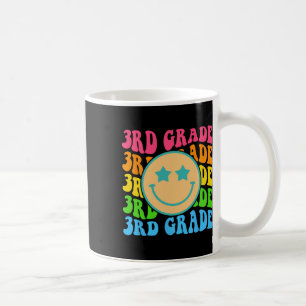 Taza De Café Cara de vibraciones geniales de tercer grado Retro