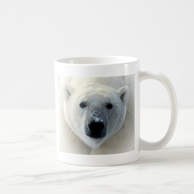 Taza De Café Cara del oso polar (Derecha)