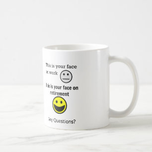 Taza De Café Cara del retiro
