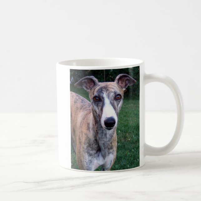 Taza De Café cara del whippet (Derecha)