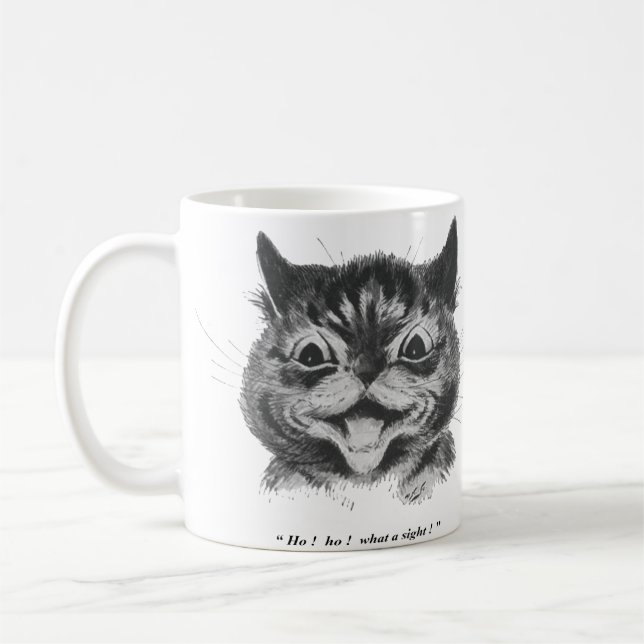 Taza De Café Cara divertida del gato (3), Louis Wain (Izquierda)