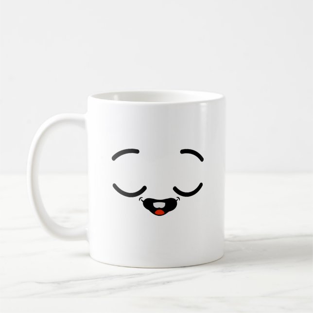 Taza De Café cara feliz (Izquierda)
