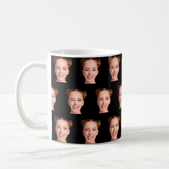 Taza De Café Cara graciosa de Personalizado que deja a las muje (Izquierda)