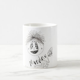 Taza De Café Cara gruñona -Lunes Mug