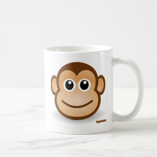 Taza De Café Cara linda del mono