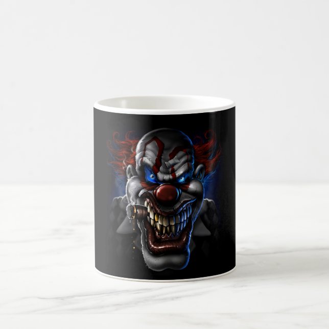 Taza De Café Cara malvada del payaso (Centro)