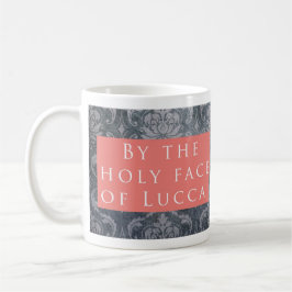 Taza De Café ¡Cara santa de Lucca! Rosa del modelo