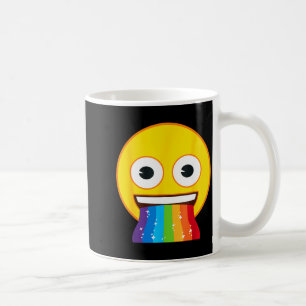 Taza De Café Cara sonriente amarilla oficial con boca de arcoír