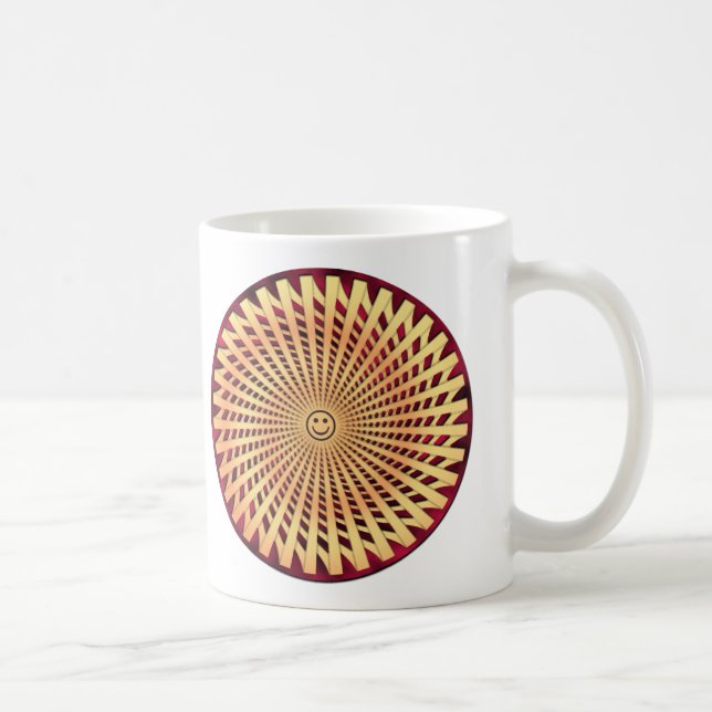 Taza De Café Cara sonriente hipnótica (Derecha)