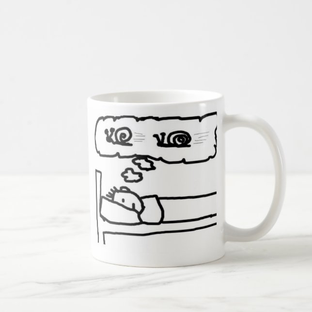 Taza De Café caracol en sus sueños (Derecha)