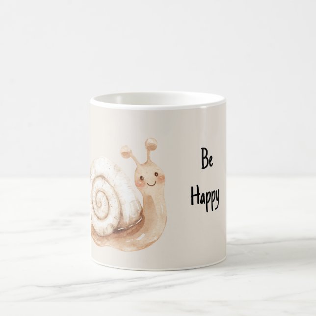 Taza De Café Caracol Feliz (Centro)