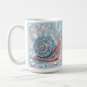 Taza De Café Caracol joya brillante