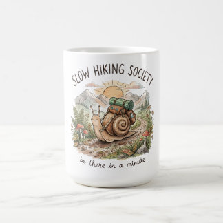 Taza De Café Caracol Lento “Estaré allí en un Minuto” Divertido