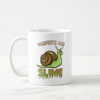 Taza De Café Caracol retro lindo - Los fascistas están resbalad