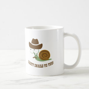 Taza De Café Caracoles Felices Para Ti!