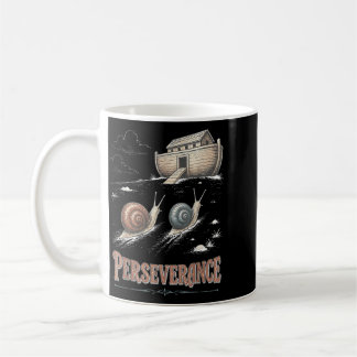Taza De Café Caracoles Persevvibesnce Arca de Noé Cristiano Jes