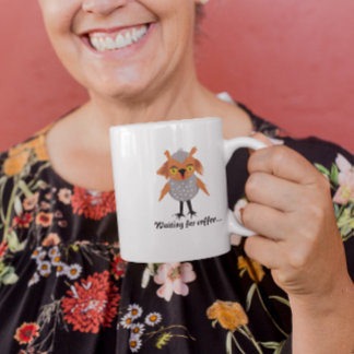 Taza De Café Caracter de búho tierno