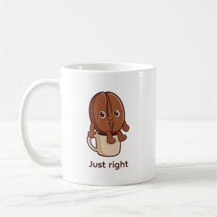 Taza De Café Carácter de grano de café justo adecuado