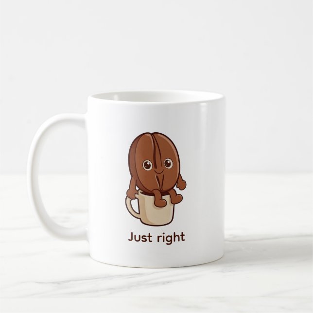 Taza De Café Carácter de grano de café justo adecuado (Izquierda)