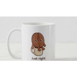 Taza De Café Carácter de grano de café justo adecuado