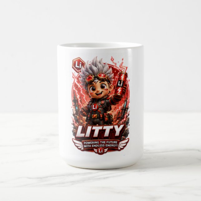 Taza De Café Carácter de litio ATOMIVRA (Centro)