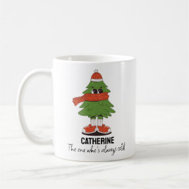 Taza De Café Carácter de Navidad vintage Personalizado Mug Pers
