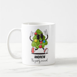 Taza De Café Carácter de Navidad vintage Personalizado Mug Pers