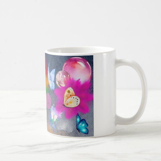 Taza De Café Carácter de payaso colorido (Derecha)