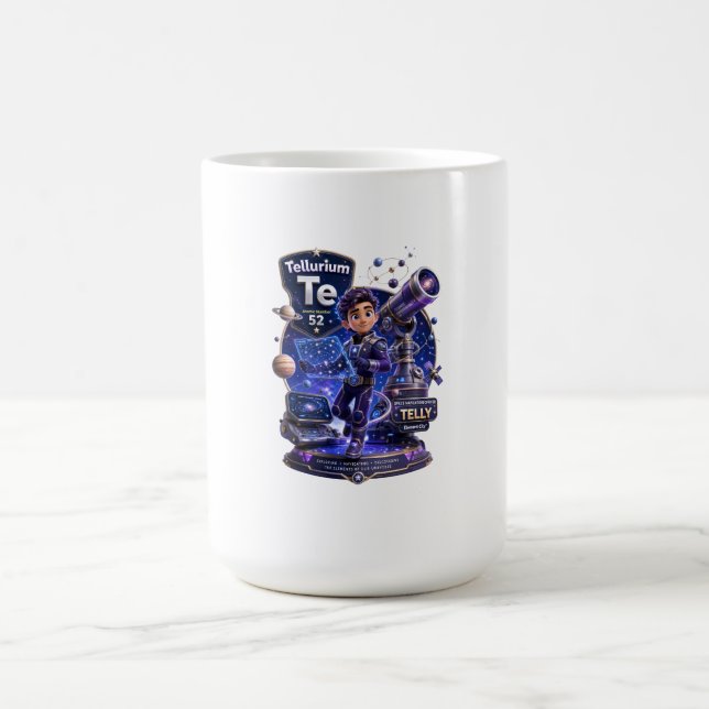 Taza De Café Carácter de Telurio de ATOMIVRA™  (Centro)
