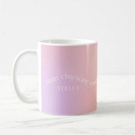 Taza De Café Carácter principal energía pastel aura moderno ele