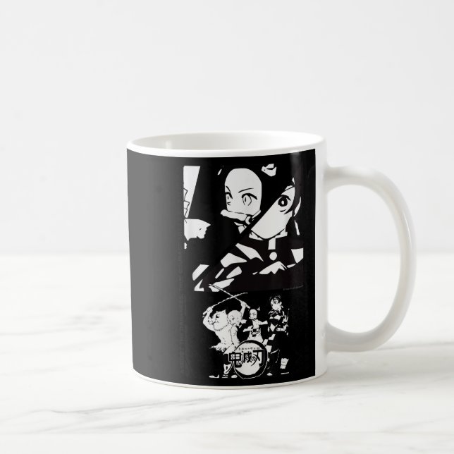 Taza De Café Caracteres de capa de demostración animales Escena (Derecha)