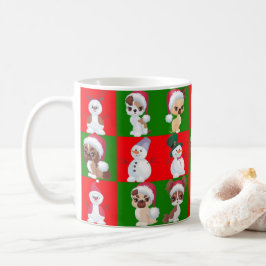 Taza De Café Caracteres de navidad Patrón de repetición