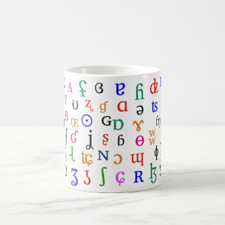 Taza De Café Caracteres IPA