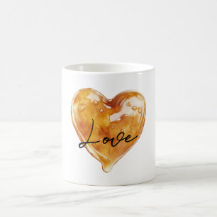 Taza De Café Caramel Love Heart