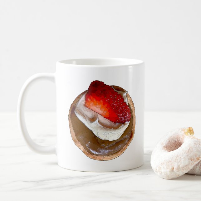 Taza De Café Caramel Tart Mug (Con donut)